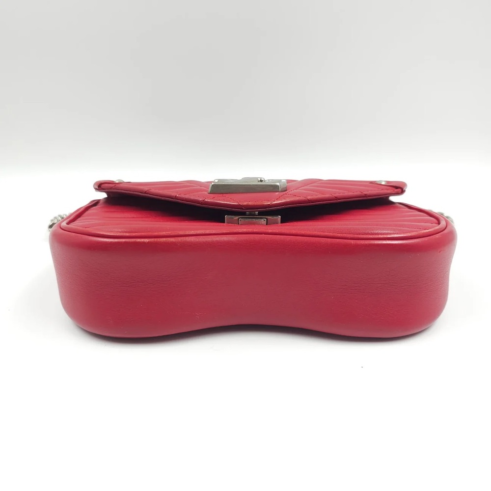 ✈️Sold! Louis Vuitton Red New wave Chain Crossbodybag (2018) - Picture 4 of 9